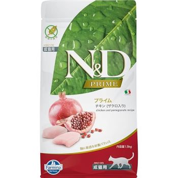 Farmina N&D Chicken & Pomegranate Grain Free Adult Dry Cat Food 1.5kg