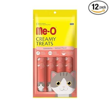 Me-O Salmon Cat Treats - Creamy & Natural for Cats