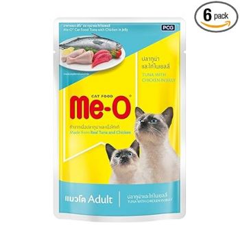 Me-O Wet Cat Food Tuna & Chicken in Jelly