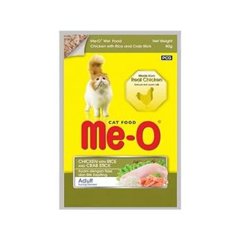 Me-O Chicken with Rice and Crab Cat Food