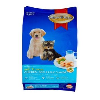 SmartHeart Puppy Dry Food Chicken with Egg & Milk